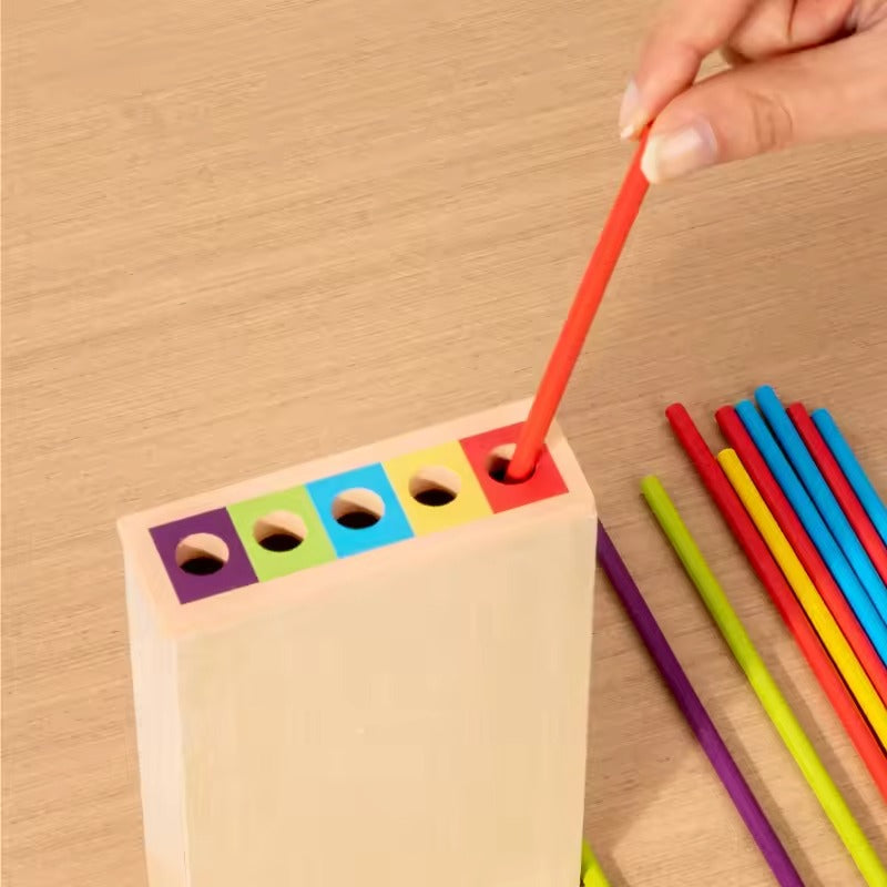 TinkiTower - Montessori Stabturm pädagogisches Zähl und Koordinationsspiel