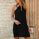 Amira – Stilvolles ärmelloses Minikleid mit Neckholder Entwerfen
