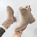 Amina – Warme Stiefeletten mit seitlichem Reißverschluss und rutschfester Sohle
