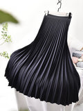 Emilia - Bequemer Rock mit hoher Taille und Faltenwurf