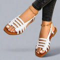 Aylin – Stylische flache Riemchensandalen mit rutschfester Sohle und offenem Zehenbereich