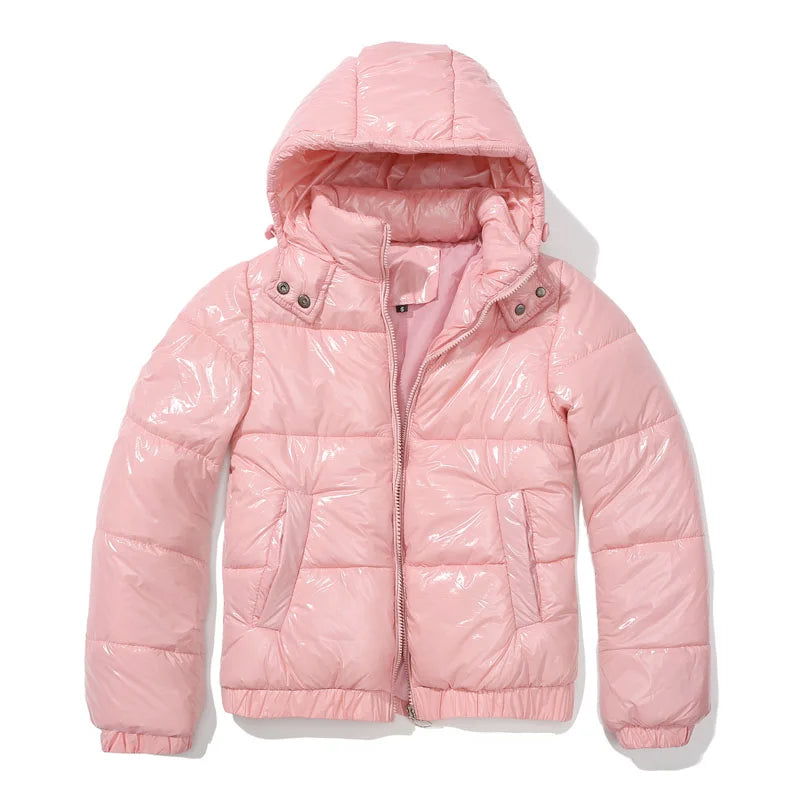 Leni - Warme Langärmelige Kapuze Jacke Mit Taschen