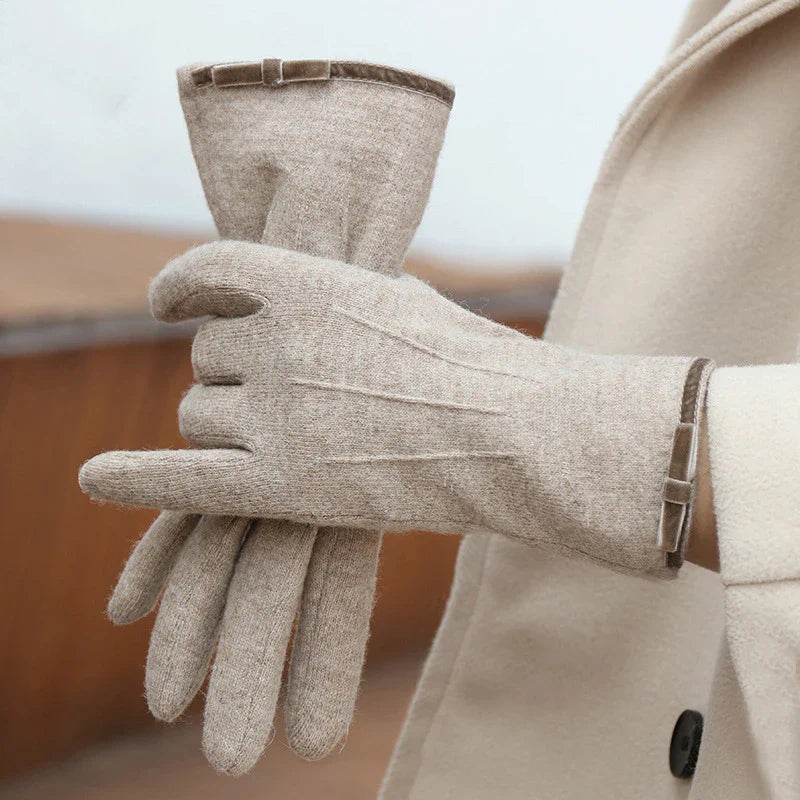 Tanja - Bequeme warme Touchscreenkaschmir Handschuhe