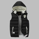 Anselm - Bequeme wattierte Kapuzenjacke mit Reißverschluss und Taschen