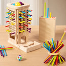 TinkiTower - Montessori Stabturm pädagogisches Zähl und Koordinationsspiel