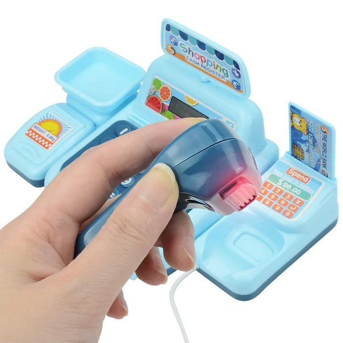 PlayTender – Spielzeug Registrierkassenset mit Lichtgeräuschen und kreativem Spieldesign