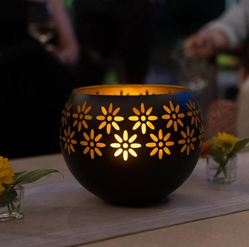 GloraLuxe - Solar Blumenlampe für Gartendekoration mit Umgebungsbeleuchtung