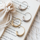 Thalia – Luxusdesign Creolen mit glatt glänzendem Beenden