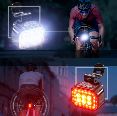 GlowNest - Wasserdicht Kompakt LED Fahrradlichter