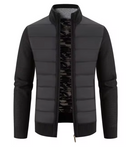 Aaron - Langärmelige Standkragen Reißverschluss Pullover Jacke