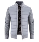 Aaron - Langärmelige Standkragen Reißverschluss Pullover Jacke