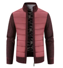 Aaron - Langärmelige Standkragen Reißverschluss Pullover Jacke