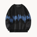 Anton - Lässig Langärmelig Rundhalsausschnitt Lose Pullover