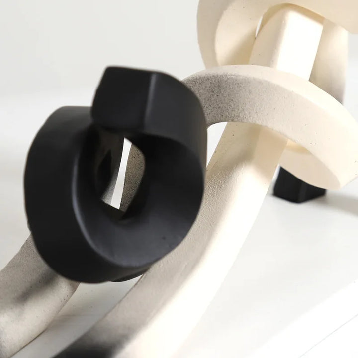 ArtuMeow – Minimalistische abstrakte Siamkatzen-Skulptur und modernes Dekor