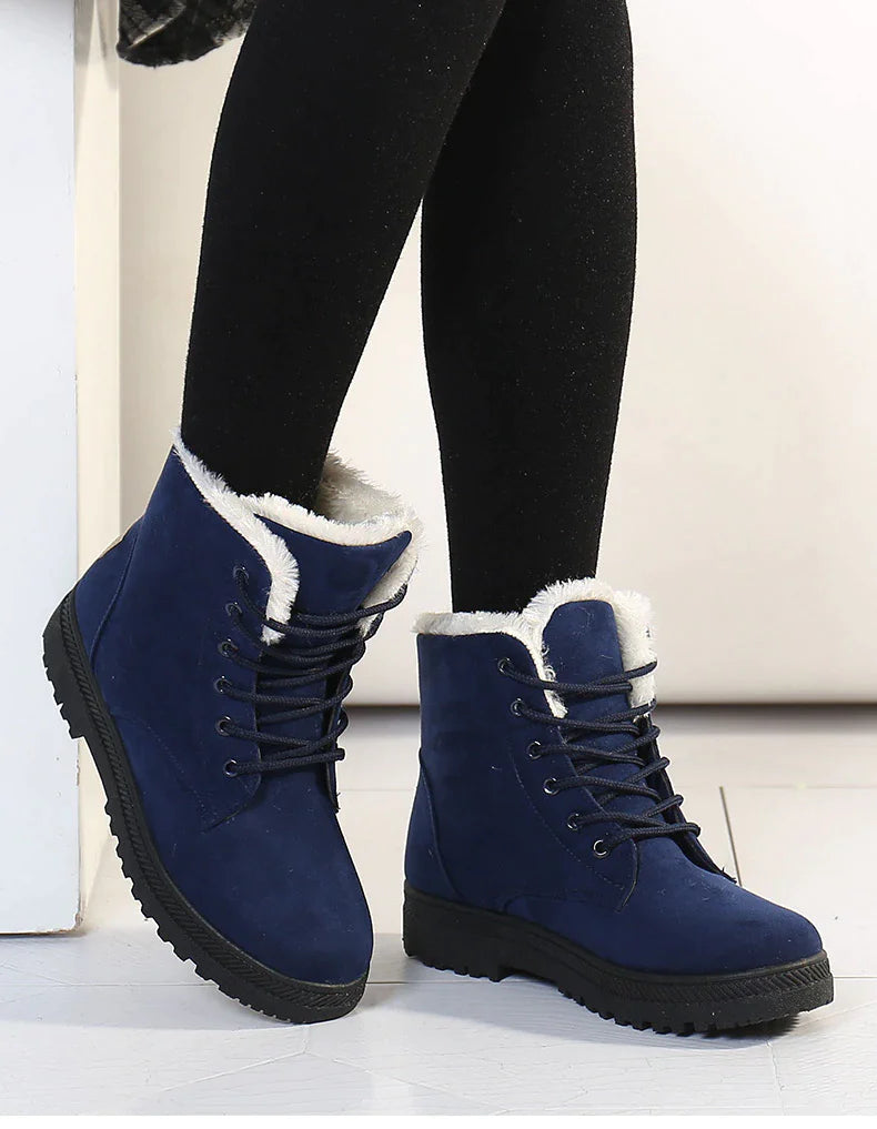 Aveline - Bequem Warm Knöchel Schneestiefel