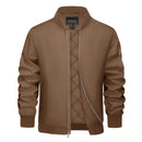 Albert - Langärmelige Reißverschluss Gesteppte Jacke Mit Taschen