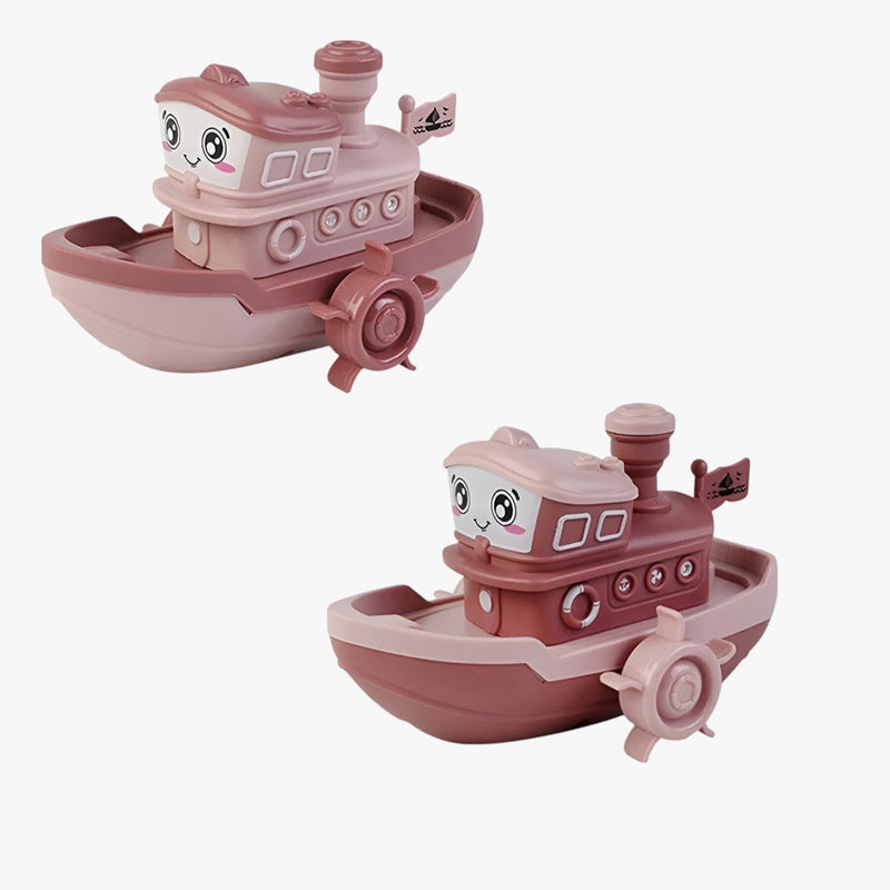 TugTwist – Aufziehbares Wasserboot für Kinder zur Entwicklung der Handkraft