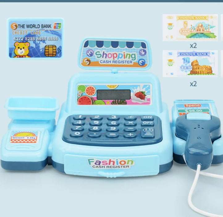 PlayTender – Spielzeug Registrierkassenset mit Lichtgeräuschen und kreativem Spieldesign