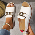 Erika – Leichte offener Spitze Sandalen mit Schnalle und rutschfeste Sohle