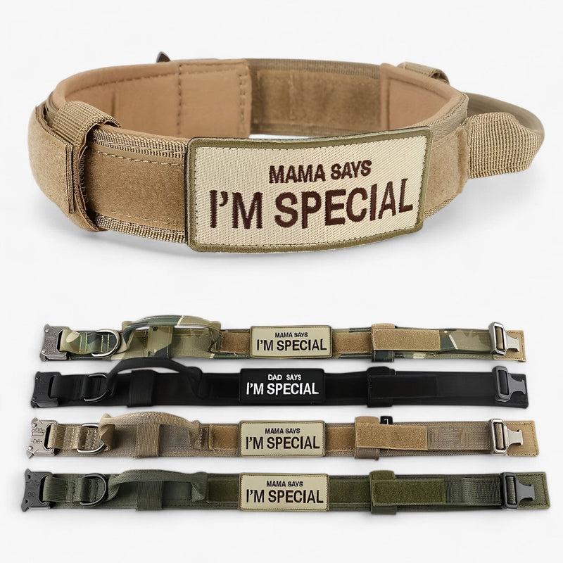 PawBark – Taktisches Hundehalsband mit Griff für bessere Kontrolle