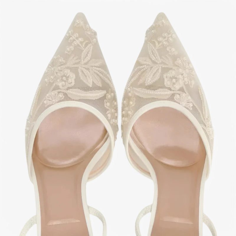 Sophia – Elegante Hoher Absatz Riemchensandalen mit gesticktem Blumenmuster