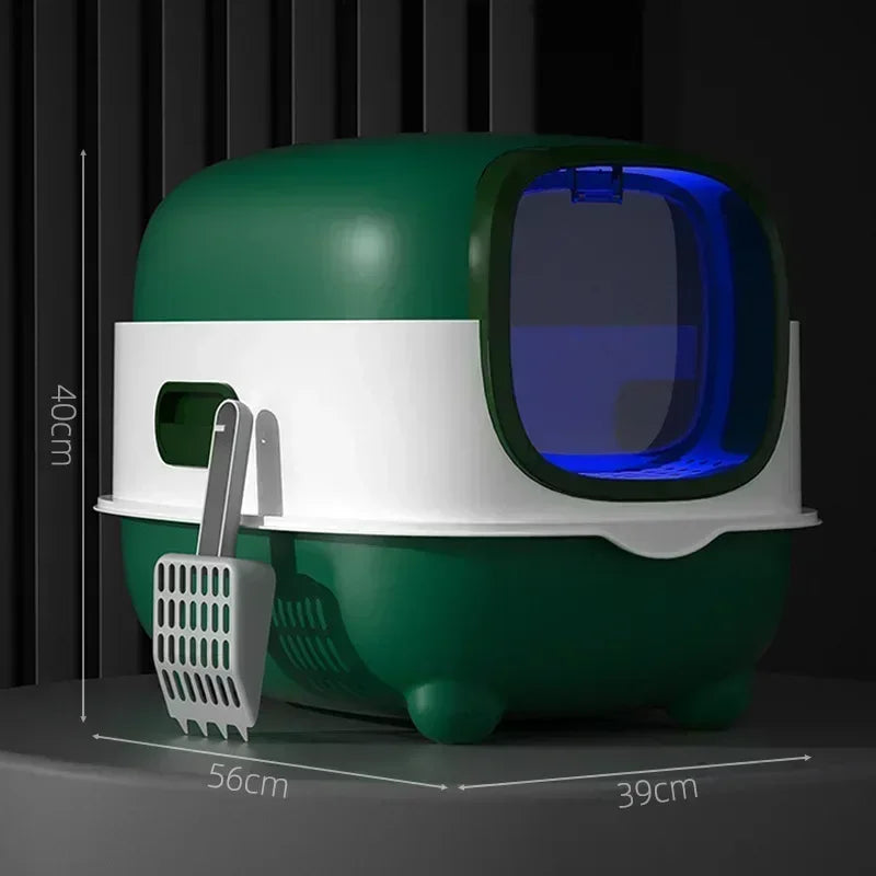 MeowMate – Automatische UV-sterilisierte Katzentoilette mit geschlossener Geruchskontrolle