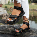 Miriam - Lässige offene Sandalen mit Schnalle und rutschfester Sohle