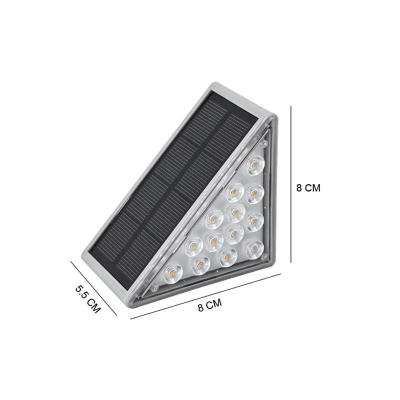 EcoLume - Solar Terrassenleuchten mit automatischem Sensor für mühelose Außenbeleuchtung