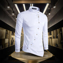 Andreas - Lässiges Schlanke Passform Hemd mit langen Ärmeln und Knöpfen