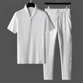 Adrian - Zweiteiliges Satz mit Kurzarmshirt und Hose mit Kordelzug