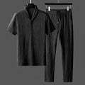 Adrian - Zweiteiliges Satz mit Kurzarmshirt und Hose mit Kordelzug