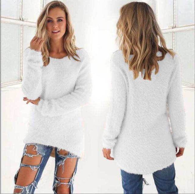 Serena - Warm Rundhalsausschnitt Langärmelig Jumper