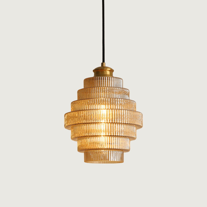 LuxeHalo - Pendelleuchte mit elegantem Schirm und verstellbarer Hängekette