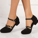 Amelie – Rutschfeste Sohlenschuhe mit verstellbarem Schnallenriemen