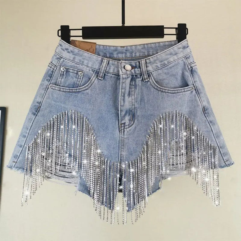 Melina – Stylische hoher Taille Kurze Hosen mit Seitentaschen