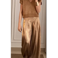 Leni - Bequeme Hose mit hoher Taille und weitem Bein und Taschen