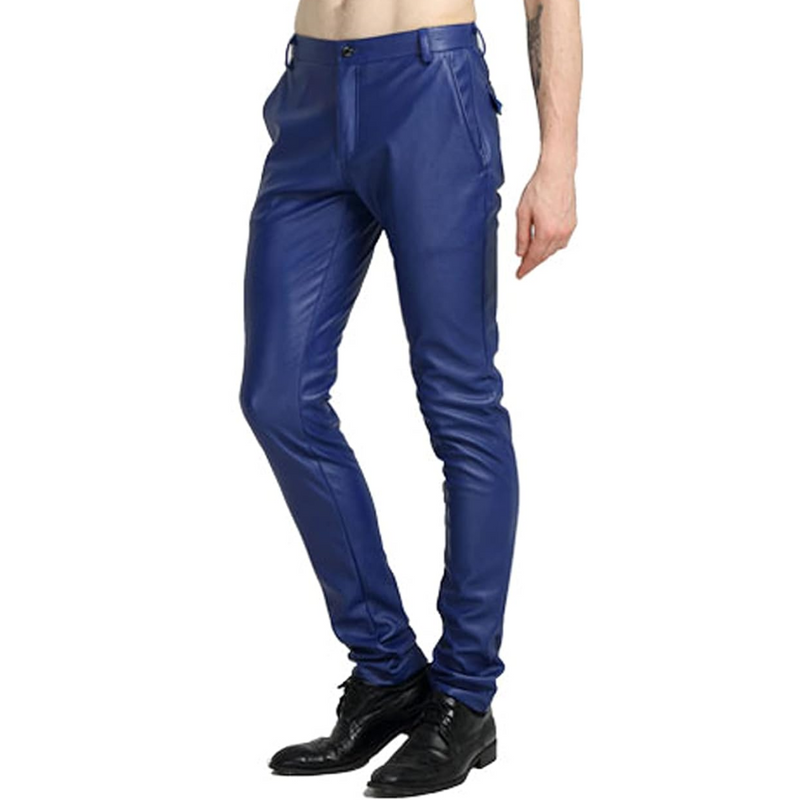 Serkan – Lässige Schlanke Passform Hose mit Knopfleiste und Taschen
