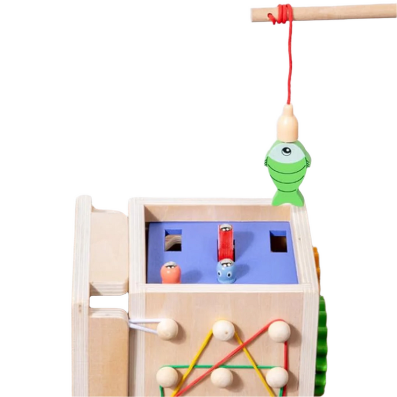 GrowPlay – Montessori Spielzeugset mit Karottenzieh Münzbox und Ballwurfset