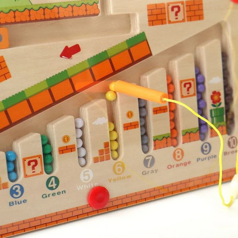 MazeMaster – Montessori Zahlen und Farbenlabyrinth zur Entwicklung logischer und motorischer Fähigkeiten