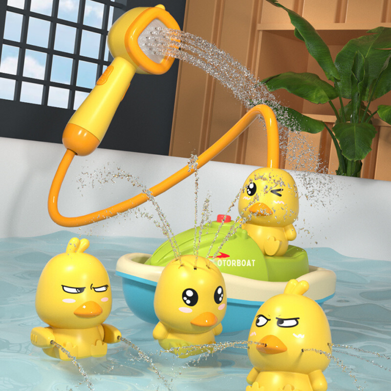 AquaBuddy – Duschkopf-Badespielzeug-Set Mit Regt zum Planschen an