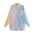 Mira - Übergroßes Button-up-Hemd mit langen Ärmeln