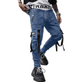 David – Modische Cargohose mit Kordelzug in der Taille und mehreren Taschen