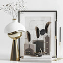 GlowSculpt - Geformte Tischleuchte mit geschichtetem Kuppeldesign für sanftes Umgebungslicht