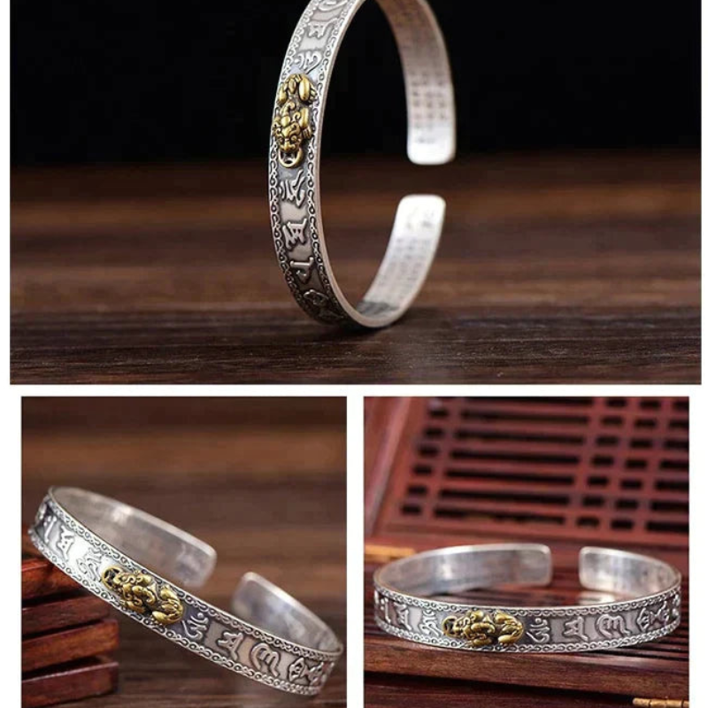 SilverCrest - Elegantes Manschettenarmband mit dekorativem Akzent-Element