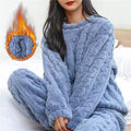 Amelie - Warm Vlies Pyjama Zweiteiler Satz  für maximalen Komfort