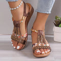 Sophia – Stylische Offene Zehenpartie Sandalen mit verstellbarem Entwerfen und rutschfester Sohle