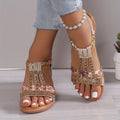 Sophia – Stylische Offene Zehenpartie Sandalen mit verstellbarem Entwerfen und rutschfester Sohle