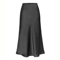 Emilia - Modischer Midirock mit hoher Taille und Seitenschlitz