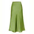 Emilia - Modischer Midirock mit hoher Taille und Seitenschlitz
