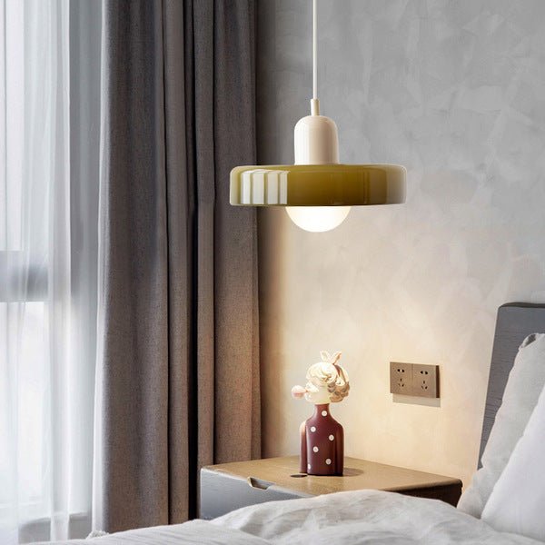 GlowNest - Moderne Bauhaus Pendelleuchte mit künstlerischem Retro Gestaltung